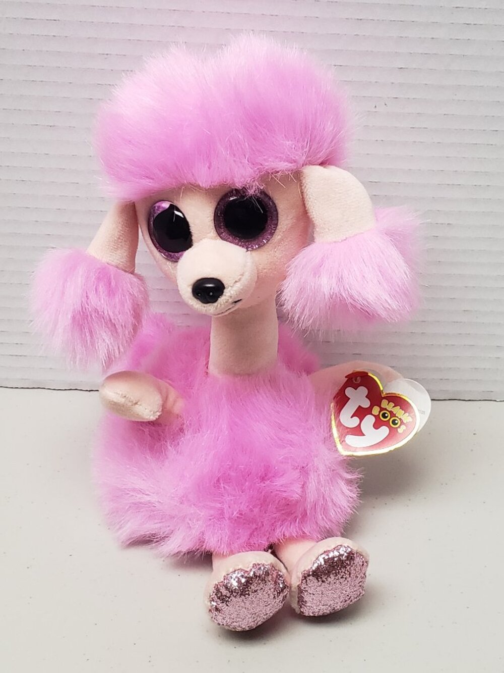 Ty Beanie Boos Camilla The Pink Poodle Dog